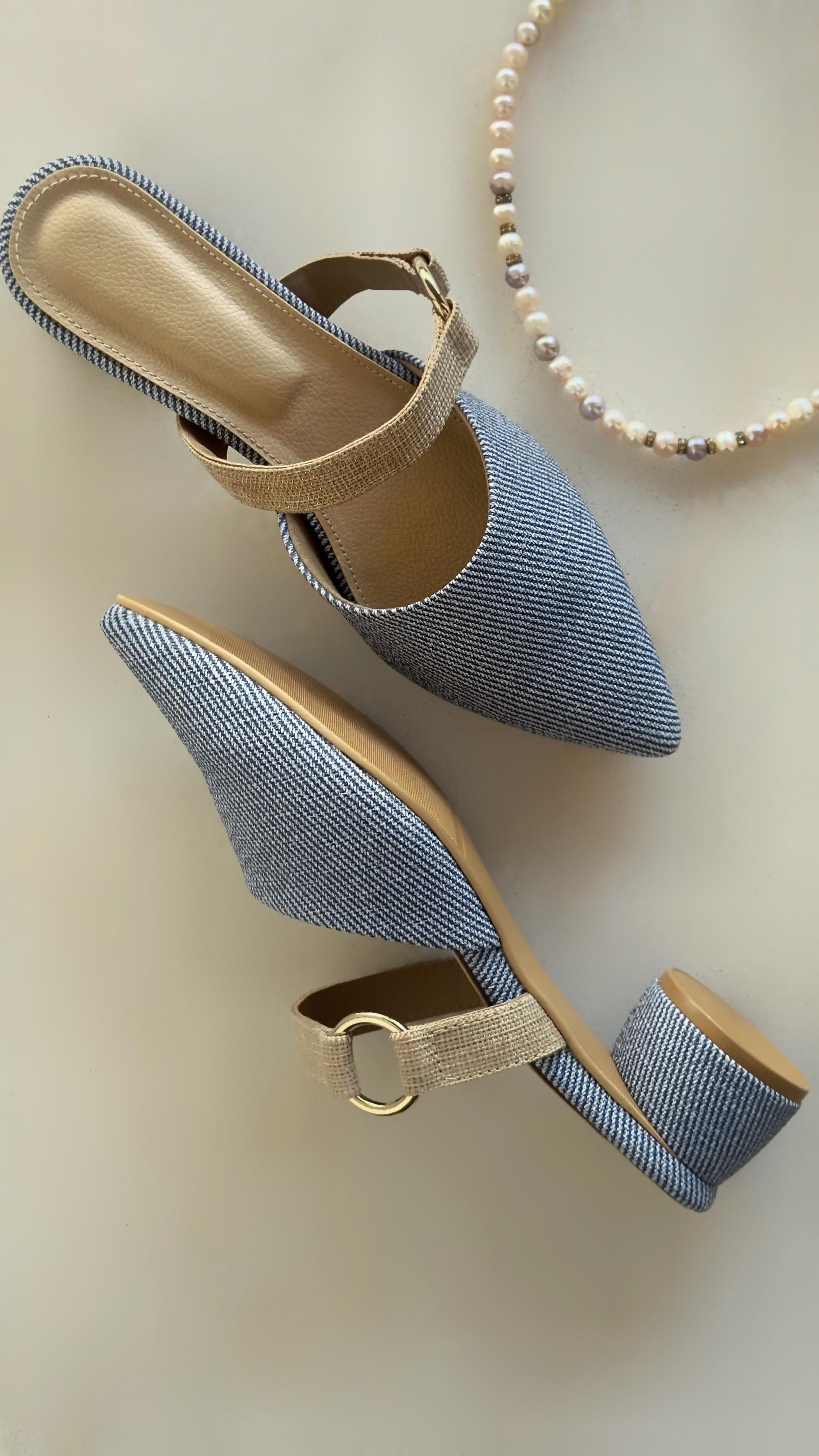 Denim Dream Mules