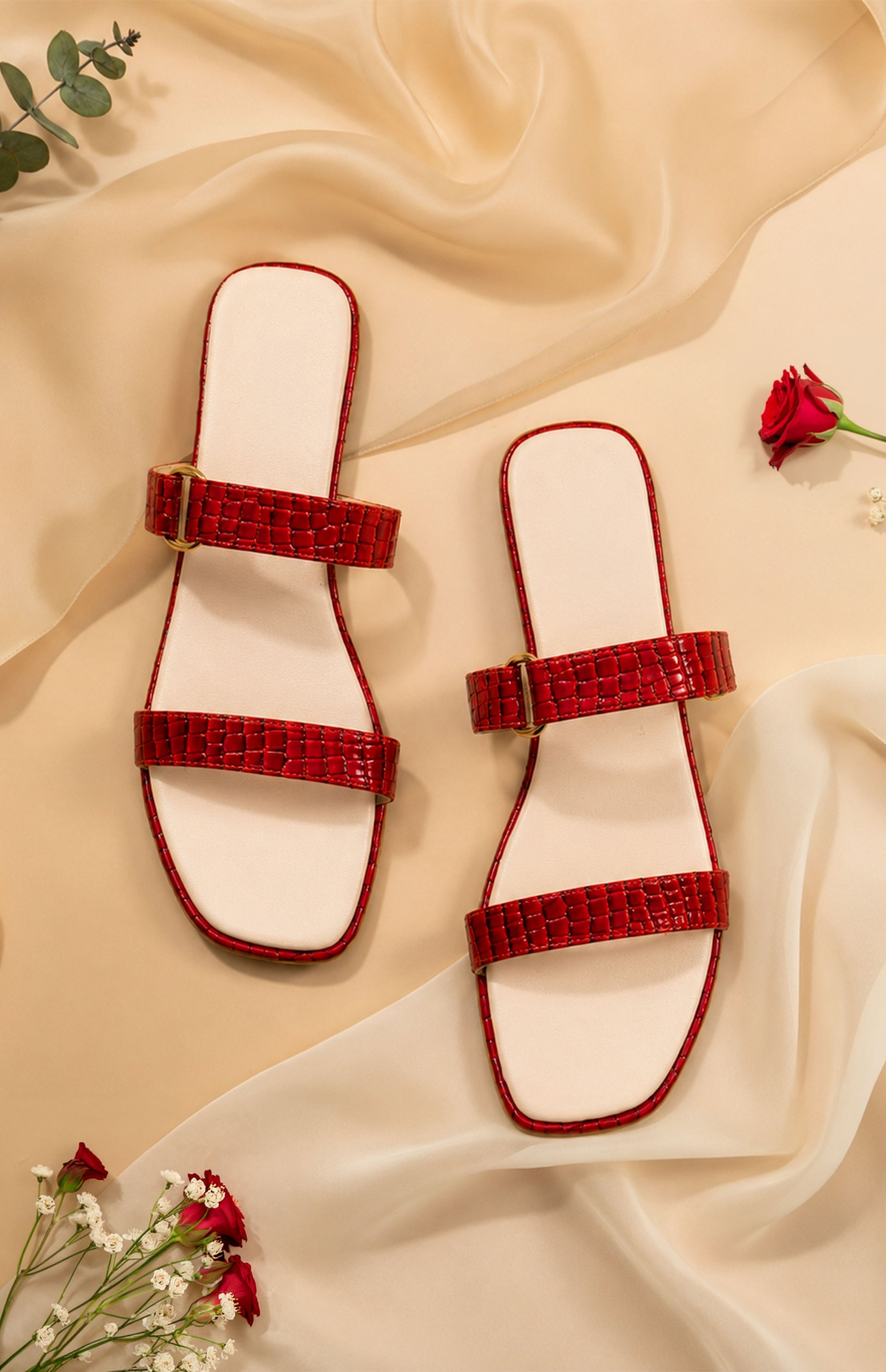 Everyday Dual Strap - Glossy Red