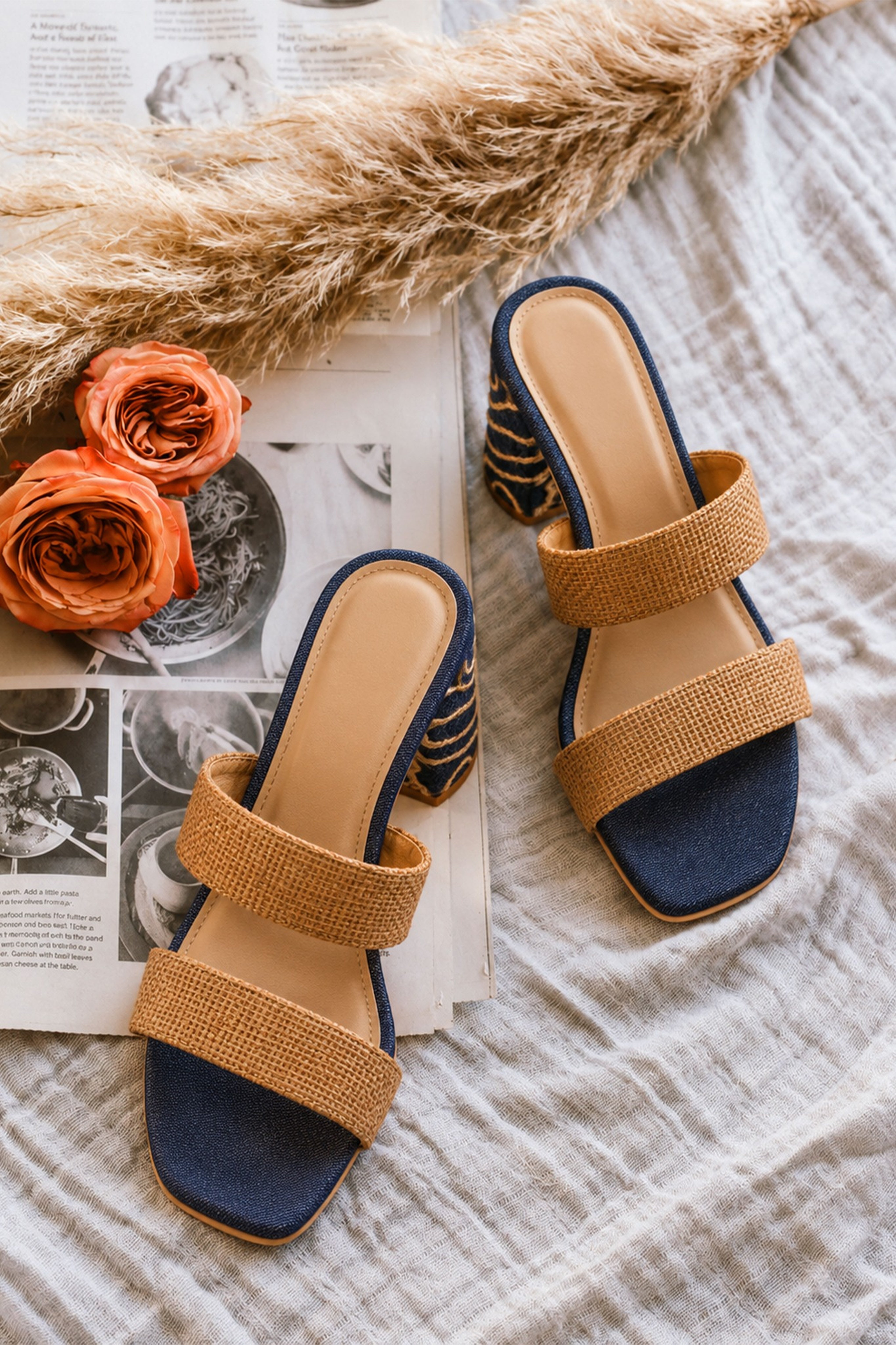 Denim Dream Jute Heels