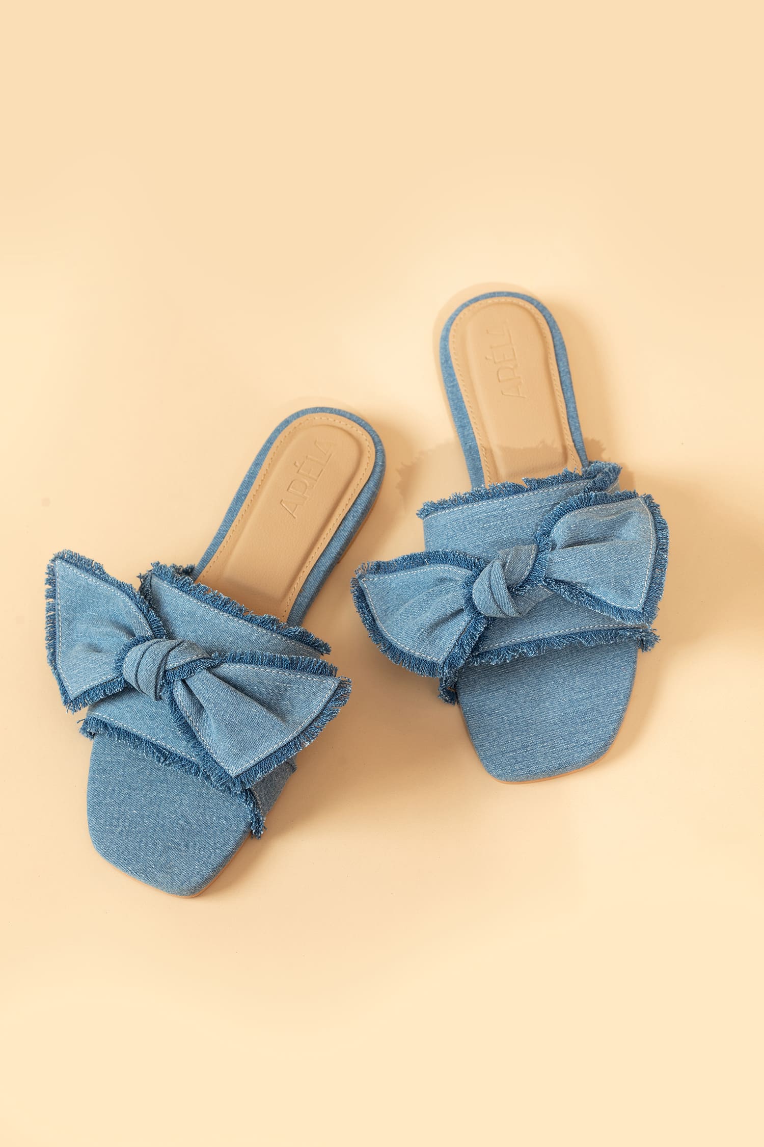 Denim Dream Bow Flats