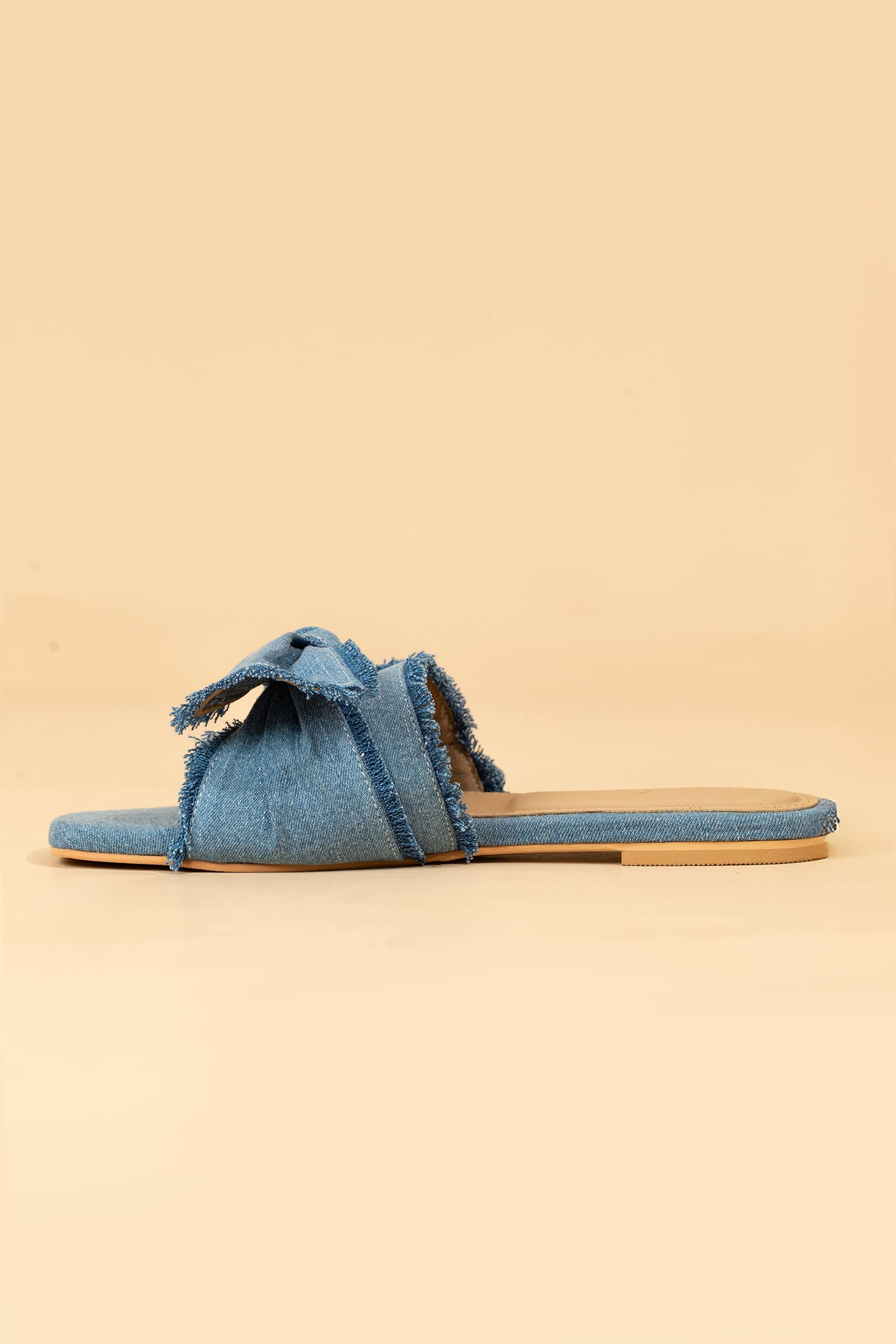 Denim Dream Bow Flats