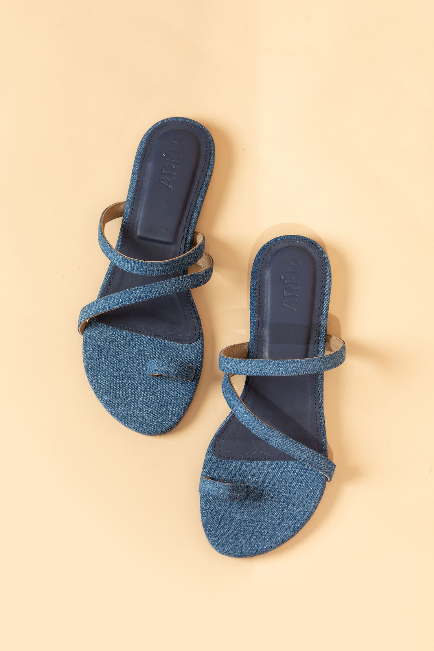Denim Dream Strap Flats