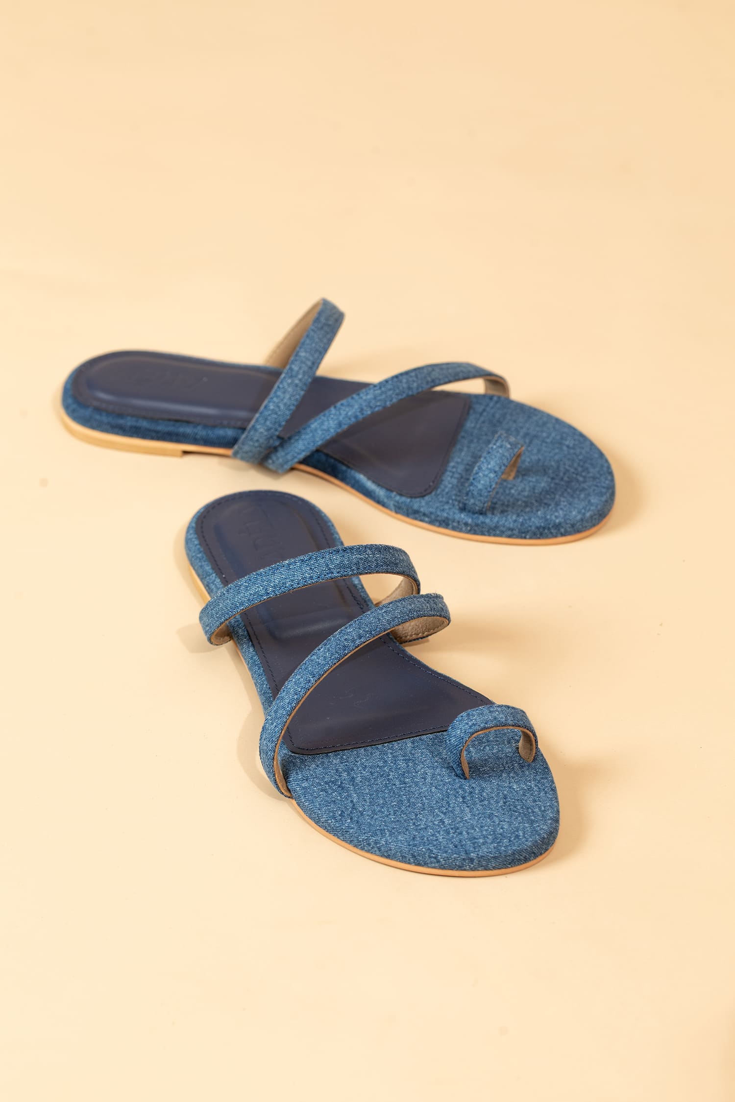 Denim Dream Strap Flats