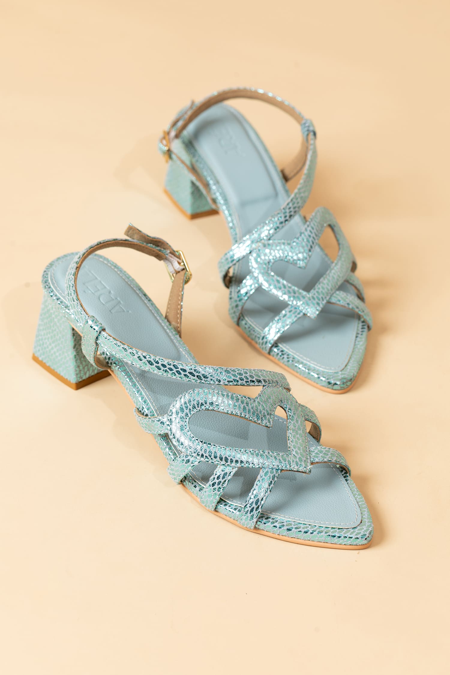 Hearts - Aqua Blue