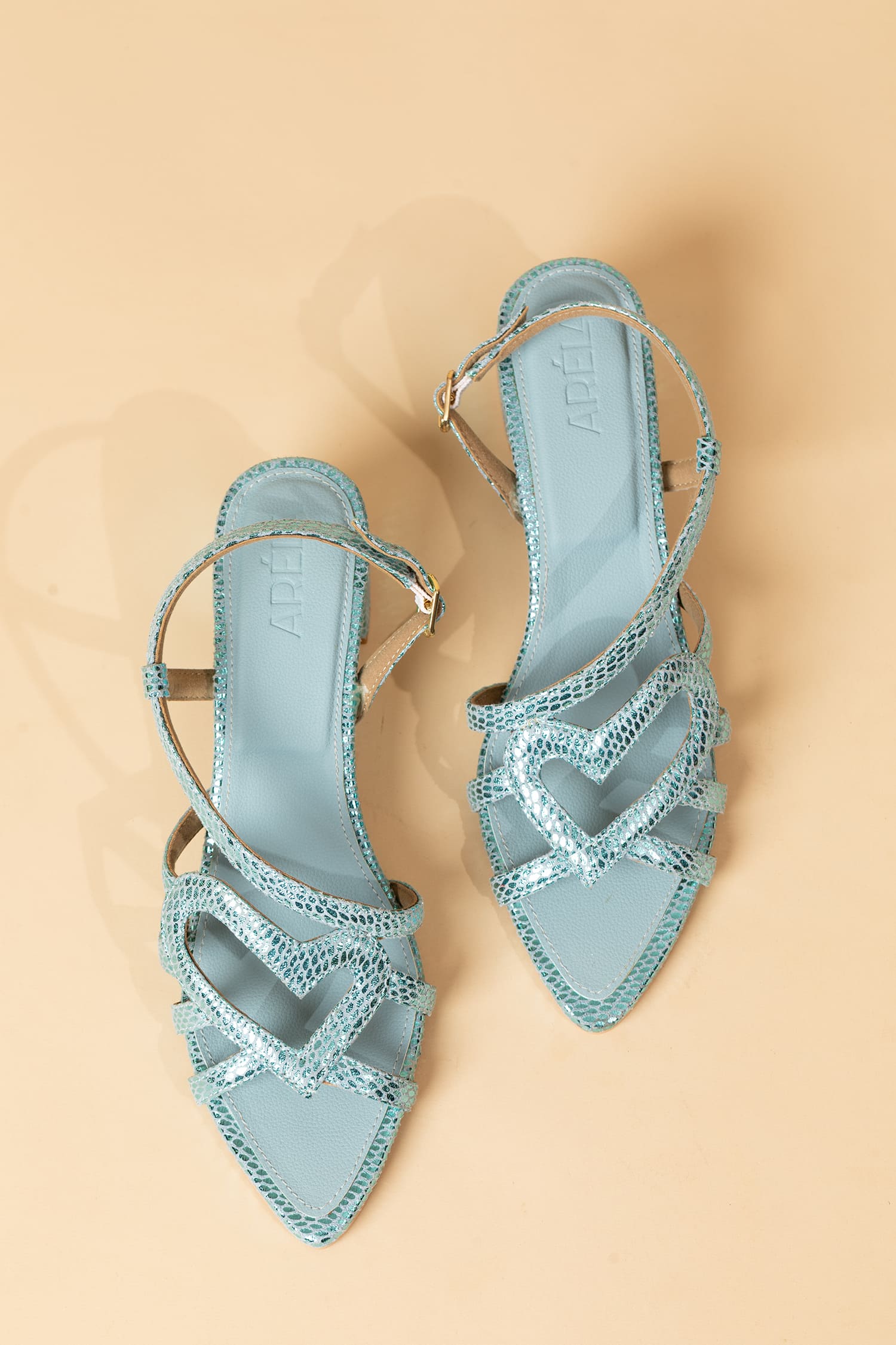 Hearts - Aqua Blue