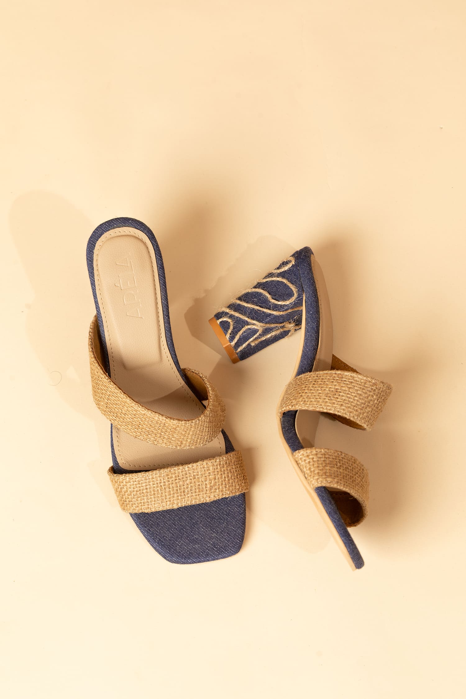 Denim Dream Jute Heels