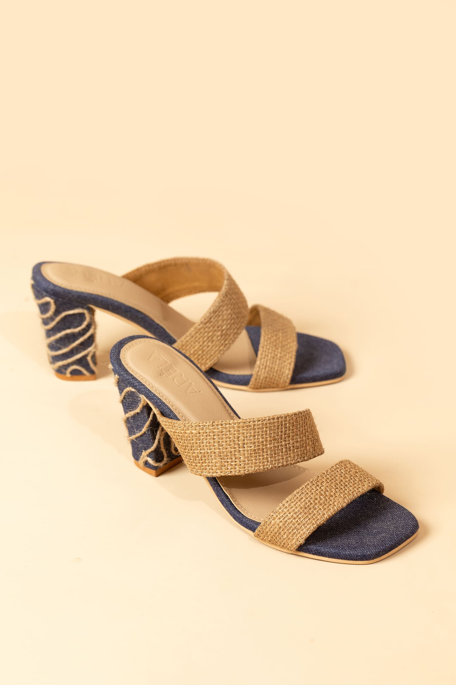Denim Dream Jute Heels
